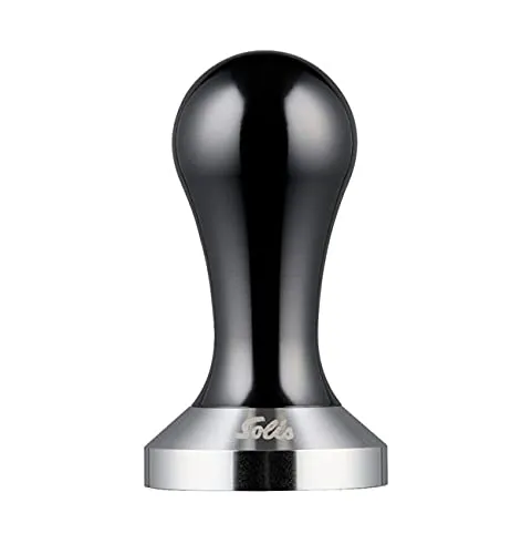 SOLIS OF SWITZERLAND Tamper für 54 mm Siebträger - Kaffeezubehör & Espressozubehör, hochwertiger Edelstahl-Tamper für perfekten Kaffeegenuss und gleichmäßige Extraktion.
