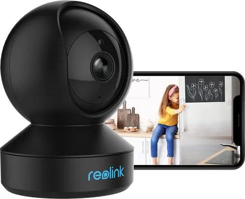 Reolink E1 Zoom Überwachungskamera - 5MP Super HD Überwachungskamera mit 3x optischem Zoom und 355° Schwenkfunktion für maximale Sicherheit und Detailgenauigkeit. Ideal für Ihr Zuhause, einfache Einrichtung und flexibler Einsatz durch Dualband-WLAN.