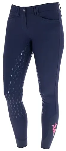 Covalliero Damen Janne X Pinkribbon Hose in blau von Covalliero