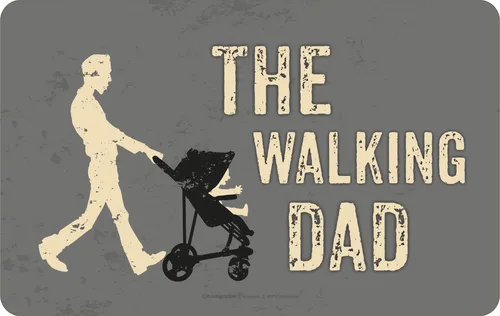 Frühstücksbrettchen für Papas Vater Brettchen THE WALKING DAD  TWD