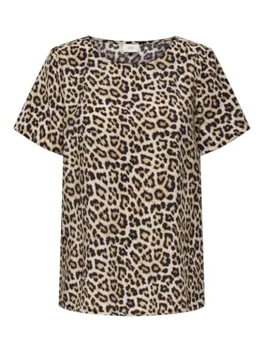 JdY Jdytroya Life S/S O-Neck Top WVN Dia
