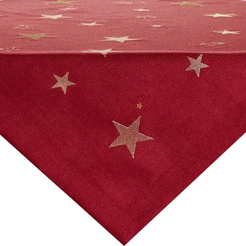 Erwin Müller Mitteldecke rot Größe 85x85 cm