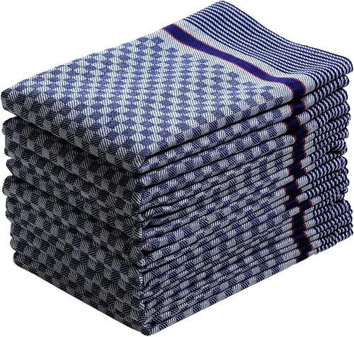 Geschirrhandtücher 5er & 10er Set 100% Baumwolle Küchentücher Grubentuch Heim24h