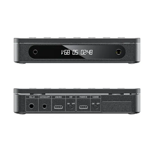FiiO DM13 Tragbarer Stereo-CD-Player - Multifunktionaler CD-Player mit HiFi-Klangqualität, USB-Ripping und vielseitigen Anschlussmöglichkeiten für ein optimales Hörerlebnis.