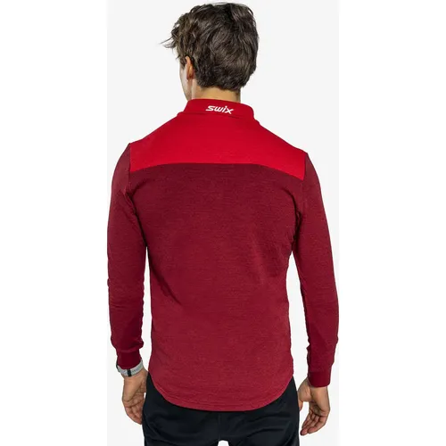 Swix Nordic Midlayer M rhubarb red/swix red (94306) XL von Swix