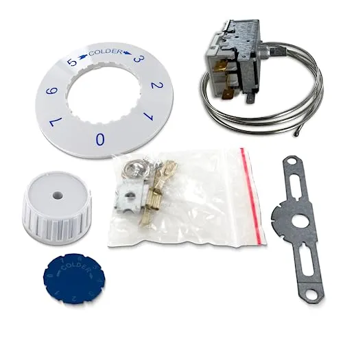 DL-pro Thermostat passend für Liebherr Kühlschrank 6151086 wie Ranco K59-H1300 ersetzt K59-L1287 passend auch für Miele Privileg AEG Juno