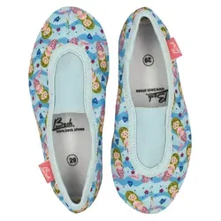 Beck Schläppchen Lyrielle mit Ristgummi Gymnastikschuh blau 35 EU