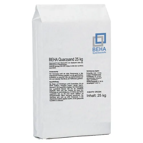 25kg Quarzsand Sand Abstreusand Industriesand Füllstoff für Gießharz Kunstharze