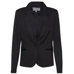 b.young Damen Blazer Rizetta schwarz 46 - Eleganter Damen Blazer in Schwarz, ideal für Büro und Freizeit. Hochwertige Materialqualität sorgt für angenehmen Tragekomfort und vielseitige Kombinationsmöglichkeiten.