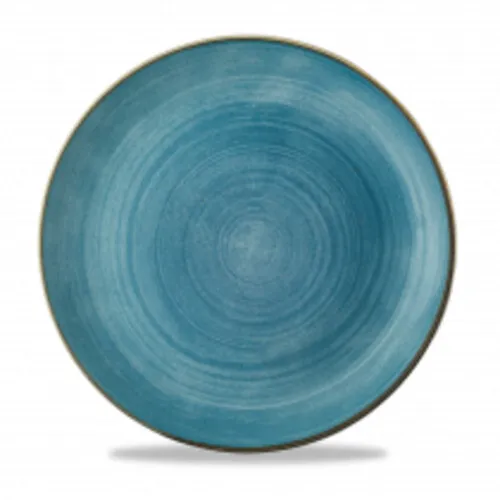 CHURCHILL Raw Coupe Plate Teller Porzellan Ø 28,8 cm Türkis von Churchill