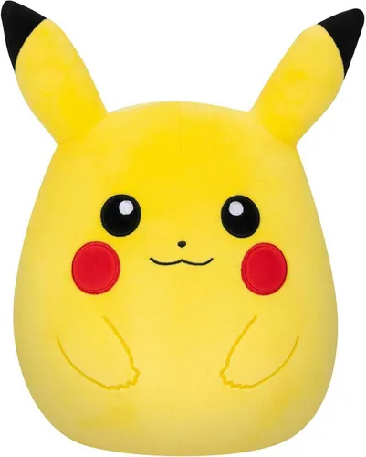 Pokemon: Squishmallows Pikachu Jumbo 20 Zoll Plüsch - Kuscheltiere: Ultra-sammelbares Pikachu Plüschtier aus hochwertigen, weichen Materialien, perfekt für Abenteuer und zum Kuscheln. Ein Muss für jeden Pokémon Fan!