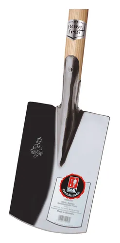 Ideal Office 16010112 Spaten T-Griff - Robuster Edelstahl-Gärtner-Spaten mit ergonomischem Esche-T-Stiel für müheloses Arbeiten im Garten