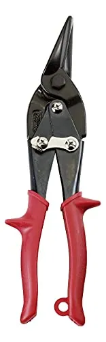 kwb Blech-Schere Links-Schnitt 250 mm f. enge Kurven, Schneiden für Blech max. 1,5 mm und Edelstahl / V2A bis 1 mm ausgelegt