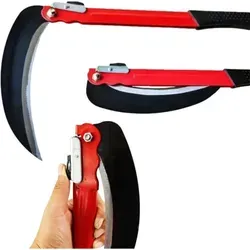 Sense Klappsichel Für Unterschneide-Handblatt - Rasentrimmer mit klappbarem Design für einfache Aufbewahrung. Ideal zum präzisen Schneiden von Gras und Unkraut – effizient und langlebig!