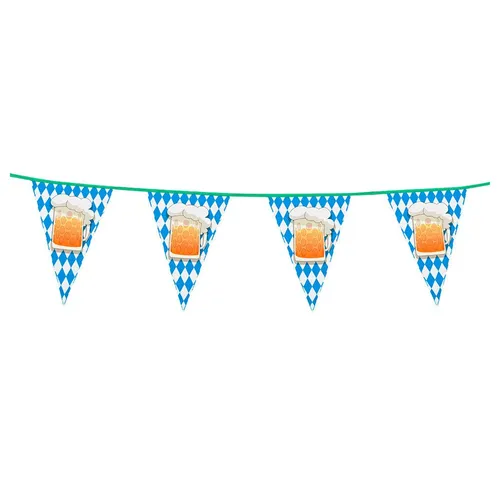 Boland Hängedekoration Wimpelkette PVC Bierparty 6m
