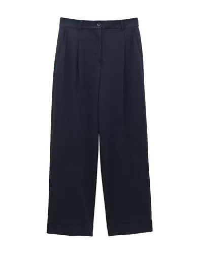 someday Damen Culotte | Jerseyhose CISILIA Easy Wide aus elastischer Sweatware Ocean, 40