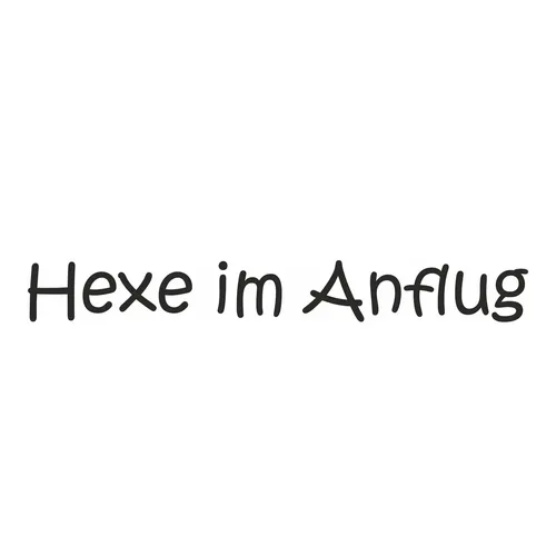 Auto-Aufkleber Schriftzug: Hexe im Anflug I 48x6 cm I Sticker I kfz_701