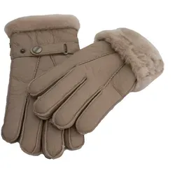 Reissner Lammfelle Lederhandschuhe aus Nappaleder mit Lammfell-Futter