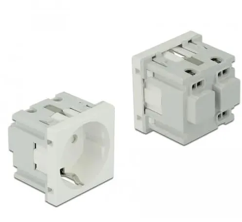 DeLOCK 81392 - Easy 45 Schutzkontakt-Steckdose 45 x 45 mm