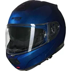 Nolan N100-6 Classico Nobile 312 Klapphelm - Dunkelblau - M - Modularer Motorradhelm mit Dual-Action-Kinnschutz-Öffnungssystem und LPC für perfekte Passform. Genießen Sie Sicherheit und Komfort auf jeder Fahrt.