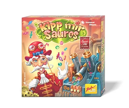 Kipp mir Saures - Gesellschaftsspiel für die ganze Familie - Gesellschaftsspiel für 2-99 Spieler, ideal für spannende Spielabende, mit einer Breite von 29,6 cm und einem Gewicht von 1086 g.