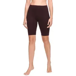 Ladeheid Leggings Damen Kurze Hose LA40-131 (1-tlg) elastischer Bund braun XXL