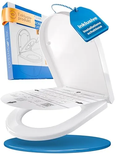 LOBENSWERK WC Sitz D Form Lang von LOBENSWERK