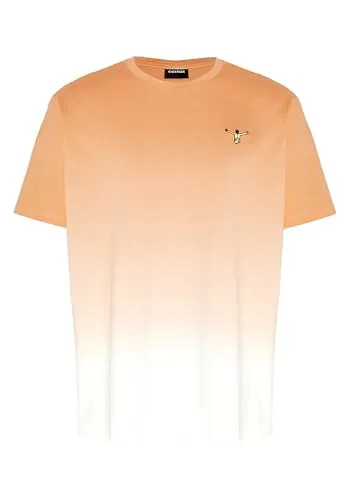 CHIEMSEE T-Shirt mit Dip-Dye Farbverlauf für Herren - Entdecke den einzigartigen Look mit diesem CHIEMSEE Herren T-Shirt. Der auffällige Dip-Dye-Farbverlauf macht jedes Shirt zum Unikat. Aus weicher Baumwolle, ideal für warme Tage und entspannte Freizeit.
