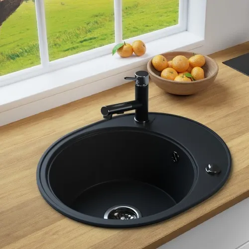 LINDBERGH® Granitspüle Schwarz 