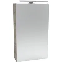FACKELMANN A-VERO Badezimmerspiegelschrank mit LED-Beleuchtung - Spiegelschrank mit LED-Beleuchtung für stilvolles Badezimmer-Design und optimale Sichtbarkeit.
