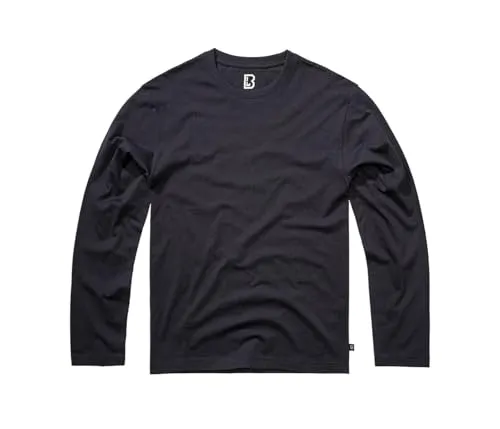 Brandit Premium Longsleeve Shirt, Farbe: Navy, Größe: L