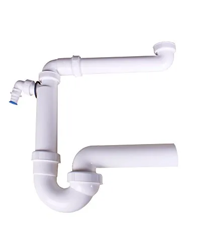 Dallmer Raumspar-Siphon 121 SL, 1½ Zoll x DN 50 superleise, 1 Stück, 040220