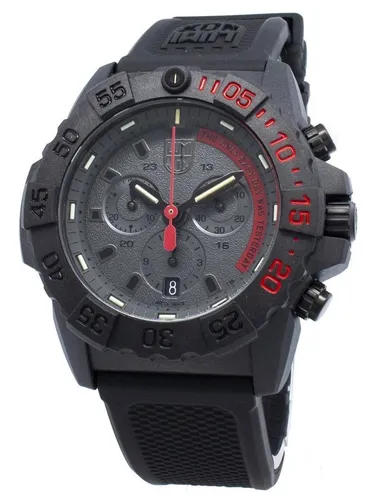 Luminox Navy SEAL XS.3581.EY - Robuste Herrenuhr - Armbanduhren für Herren, 200m wasserdicht, ideal für Taucher und Abenteurer. Hergestellt in der Schweiz mit selbstleuchtender Technologie für optimale Sichtbarkeit unter Wasser.