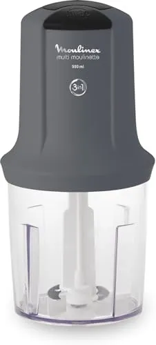 Moulinex Multi Moulinette AT711B10 - Kompakter Standmixer mit 0,5 l Schüssel, 500 W Leistung und praktischer Pulsfunktion – ideal für schnelle Zubereitungen in der Küche.