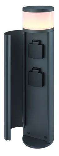 Böhmer LED-Pollerleuchte 3000K IP54 anth - Hochwertige Pollerleuchte mit austauschbarem LED-Leuchtmittel (3,4W, G9) in warmweiß (3000K). Ideal für Außenbereiche, schickes anthrazitfarbenes Design und Schutzart IP54 für Wetterbeständigkeit.