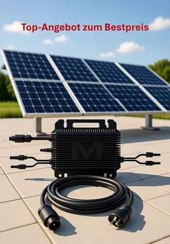 M2-800 W Mikro-Wechselrichter für Balkonkraftwerk – Plug & Play, IP67 - Maximale Leistung von 800 W für effiziente Energieversorgung. Inklusive 5 m Schuko-Kabel für einfache Installation. Ideal für Balkonkraftwerke und Mini-PV-Anlagen mit integrierten Schutzfunktionen.