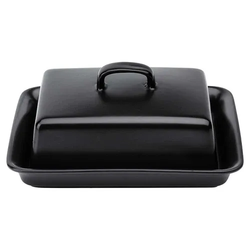 MASELNICZKA MASELNICA CERAMICZNA CZARNA 139679 VILDE 5904316481452