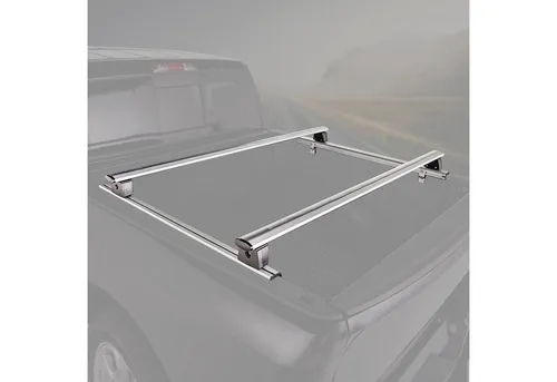 OMAC Dachträger für Ford F150 - Abnehmbarer Laderaumrollo-Querträger - Dachgepäckträger für Ford F150, rost- und wasserbeständig, mit hoher Tragfähigkeit von 90 kg für vielseitigen Transport von Sportgeräten und Werkzeugen.