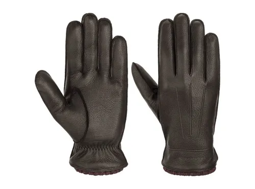 Stetson Lederhandschuhe (1-St) Fingerhandschuhe mit Futter in braun von Stetson