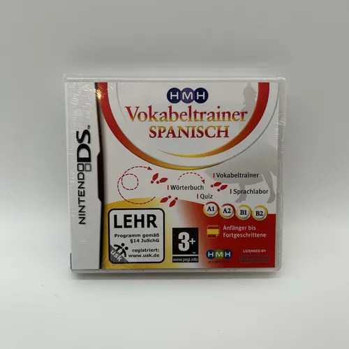 Vokabeltrainer Spanisch für Nintendo DS/2DS/3DS - NEU - Lernspiel für Kinder ab 3 Jahren, fördert spielerisch das Spanischlernen und ist ideal für unterwegs.