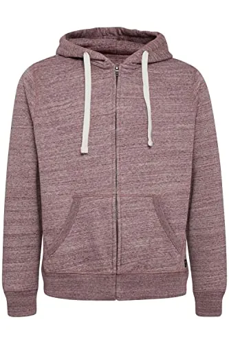 Blend BHBHAlton Herren Sweatjacke Hoodie, 3XL, Wine Red - Sweatshirt für Herren, hochwertiger und bequemer Zip-Hoody aus nachhaltiger Baumwolle, ideal für Freizeit und Sport.