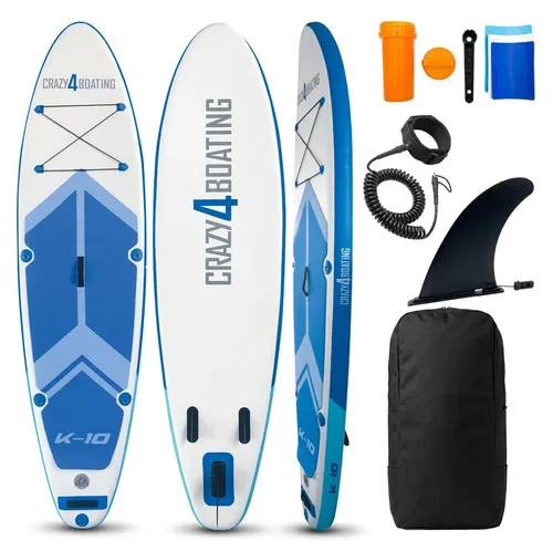 C4B SUP Board K10 – 305 x 81 x 15 cm für maximalen Wasserspaß - Das C4B SUP Board K10 ist der ideale Allrounder für Paddel-Fans! Mit 305 x 81 x 15 cm bietet es Stabilität und müheloses Gleiten, perfekt für Einsteiger und Fortgeschrittene. Robust und leicht, für unvergessliche Abenteuer auf dem Wasser.