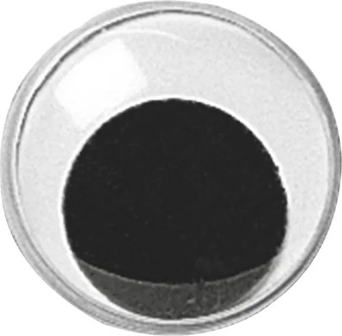 Knorr Prandell Bastelfilz Wackelaugen 40mm schwarz/weiß VE=10 Stück