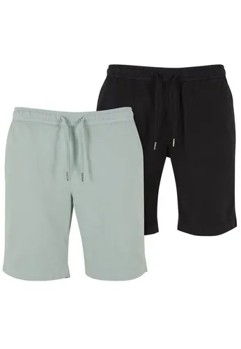 URBAN CLASSICS Shorts Urban Classics Stretch Twill Joggshorts 2-Pack (1-tlg)