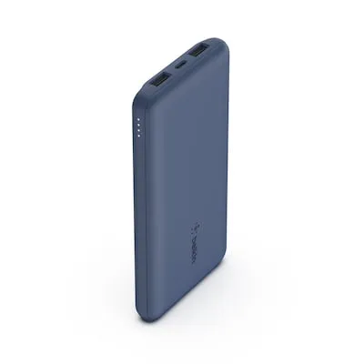 Belkin USB-C-Powerbank 10.000 mAh - Schnelles Laden von 3 Geräten gleichzeitig mit Überladeschutz und LED-Anzeige, ideal für unterwegs
