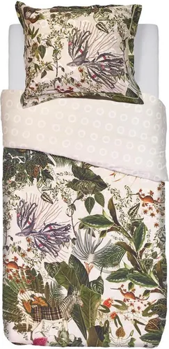 Beddinghouse Bettwäsche Menagerie_Ivory_DE_UV_135x200 135 x 200 cm + 1x 80 x 80 cm 1 Bettbezug, 1 Kissenbezug