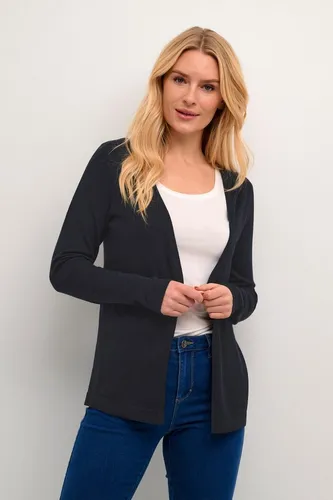 KAFFE Strickjacke KAfenia Damen Langarm Cardigan V-Ausschnitt XS - Midnight Marine - Eleganter offener Cardigan von KAFFE, ideal als stilvolle Alternative zum Blazer. Perfekt für jeden Anlass und bequem zu tragen.
