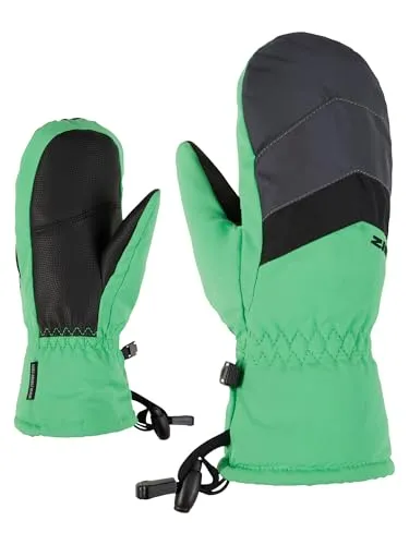Ziener Kinder LETTERO Ski-Fäustling/Wintersport | wasserdicht, atmungsaktiv, Pale Green, 3,5
