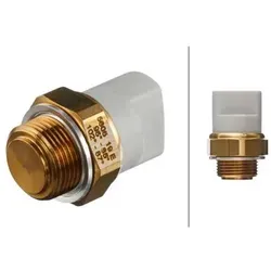 Hella Temperaturschalter, Kühlerlüfter 6ZT 007 802-001 in gold von Hella