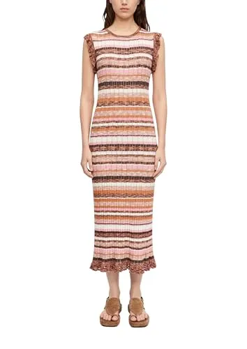 comma Maxikleid Größe 40 in Weiß - Elegantes Maxikleid aus hochwertiger Viskose-Mischung, ideal für besondere Anlässe. Bequem und stilvoll, perfekt für einen unvergesslichen Auftritt.